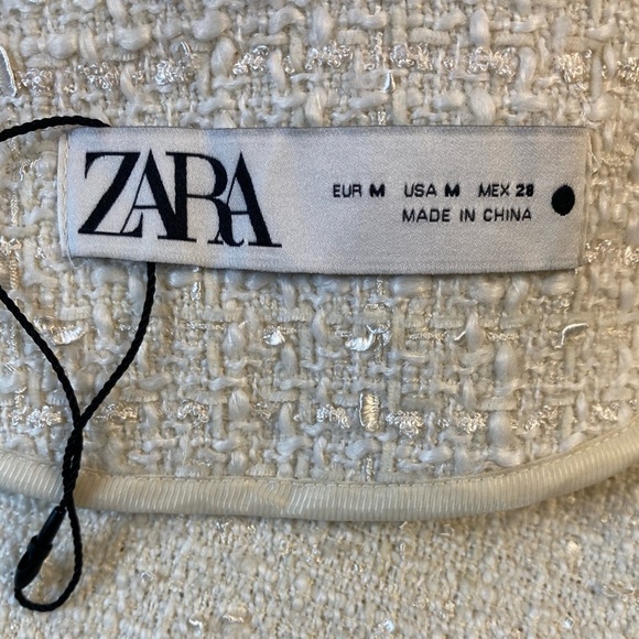 Zara Cream Fringe Blazer - Picture 12 of 16